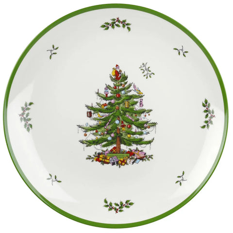Spode Christmas Tree 14 Inch Round Melamine Platter