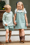Tyler Teal Briar Check Short Set- The Oaks