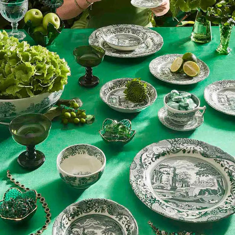 SPODE- Heritage Green Italian Multi