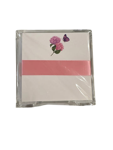 Taylor Paladino- Pink And Purple Hydrangea Square Desk Set