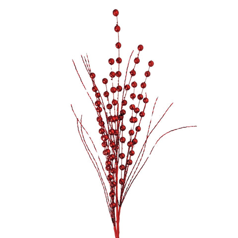 Metallic Twist Glitter Spray - Red 32”