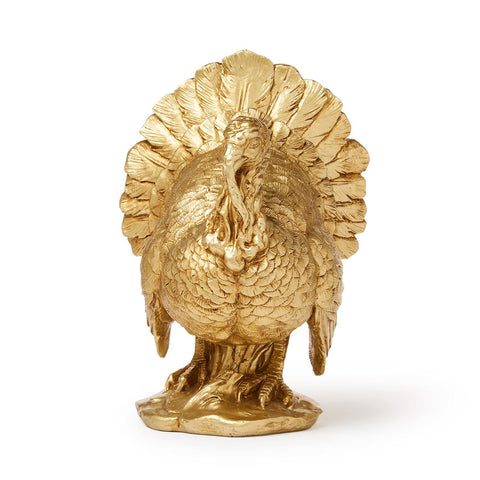 Gold Leaf Turkey Decor