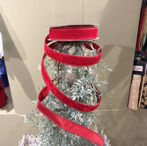 John Mark Enterprises-Dupion splash metallic red