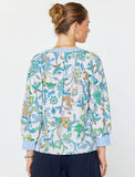 Current Air Floral Paisley Long Sleeve