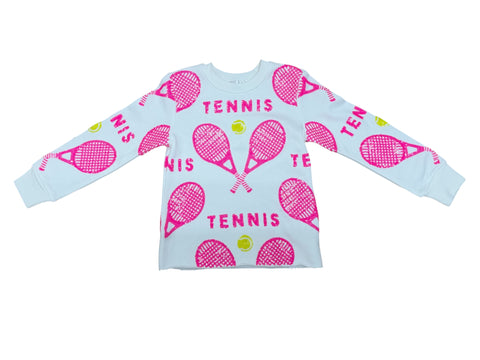 Belle Cher-Hot Pink Tennis Sweatshirt