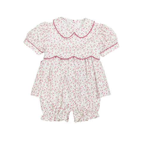 Zuccini Kids Tiny Roses Garden Hailey Bloomer Set