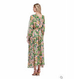 Jade-Golden Magnolia Maxi Dress