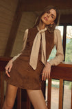 Gisselle Corduroy Mini Dress-ASTR