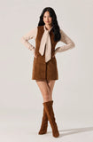 Gisselle Corduroy Mini Dress-ASTR