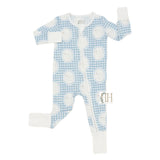 Hamner Hill- Boys Swan Double Zipper Romper