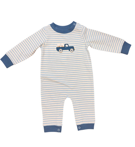 Ishtex- Cotton Appliqué boys romper