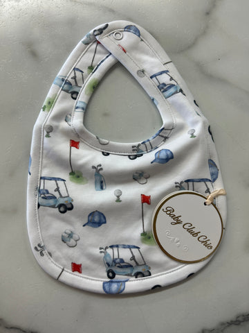 Baby Club Chic Golf Club Printed Bib