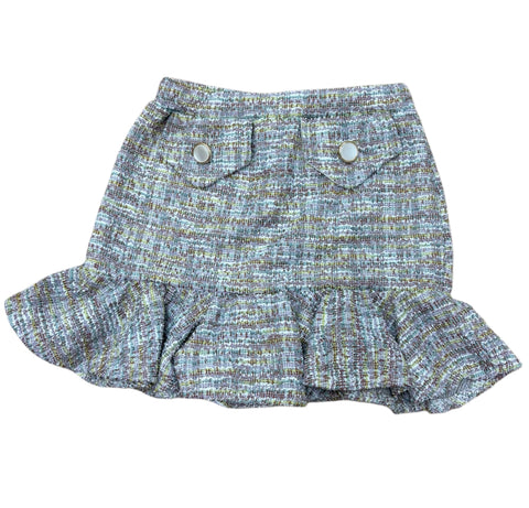 Area Code 407 -Boucle 2 Pocket Skirt / 2 Buttons