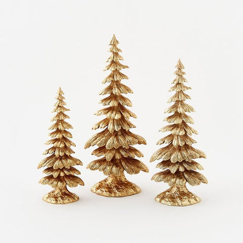 180 Degrees-Gold Tree, St/3, Resin, 14", 17.5", 20"