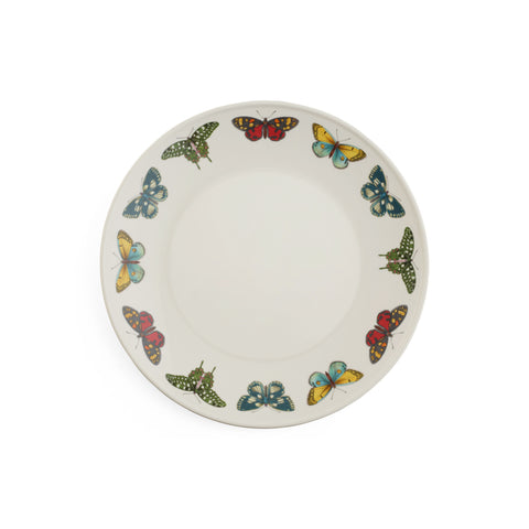 Botanic Garden Harmony Accents White 12 Inch Coupe Plate