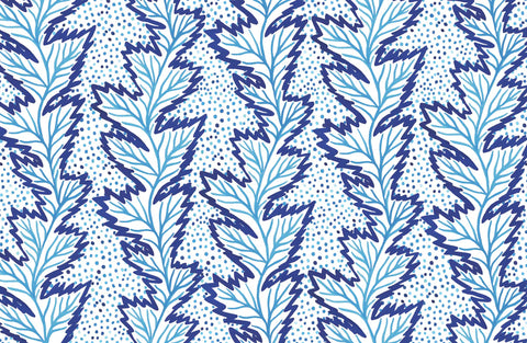 Lucy Grymes  Blue Nettle Paper Placemats