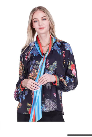 Jade Midnight Garden Blouse JADE