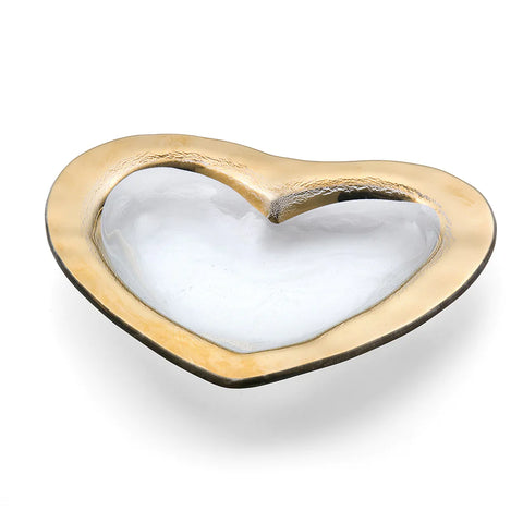 HEART MEDIUM BOWL CSH101G- Annie Glass