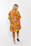KARLIE CLOTHES  Tropical Palm Banana Dress