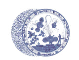 VIDA Faenza and Leopard Reversible Placemats Set of 4 (pick your color)