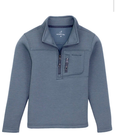 Boys Arctic Pullover Storm- properly tied
