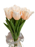 K&K-13 Inch Real Touch Parrot Tulip Bundle 12 Vase not included
