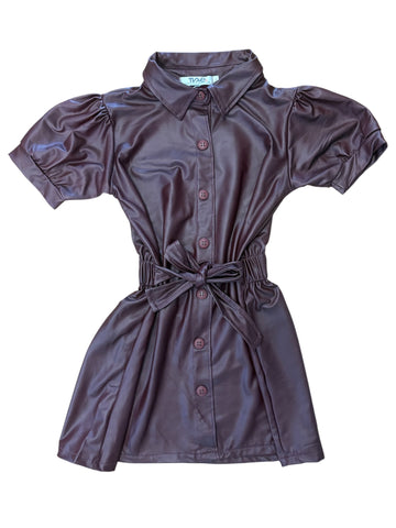 Maroon tween dress