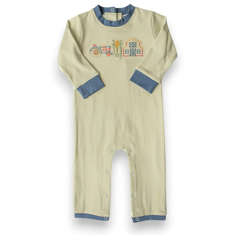Banana Split Down On the Farm Boys Romper