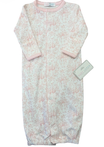 Baby Loren- Gigi Pink Toile Converter Gown