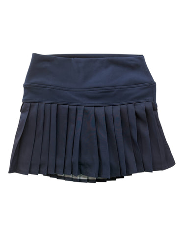 Blended Spirit- Navy Athletic Pleated Skirt
