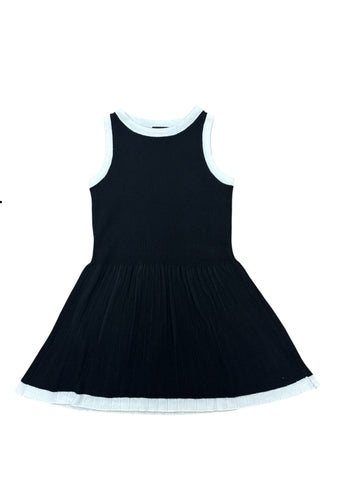 Little Olin-AW Black Sweater Knit Dress