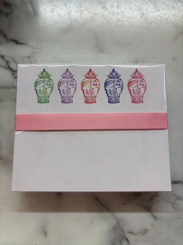 Taylor Paladino -Colorful Ginger Jars Lux Slab