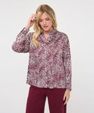 Oversized Zebra Blouse- ESQUALO