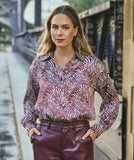 Oversized Zebra Blouse- ESQUALO