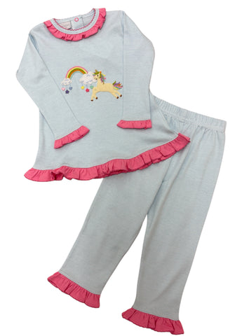 Squiggles-Rainbow Gallop Long Pants Set