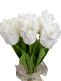 K&K-13 Inch Real Touch Parrot Tulip Bundle 12 Vase not included