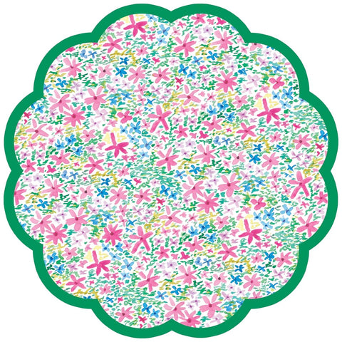 LUCY GRYMES
WHIMSY FLOWER SCALLOPED PAPER PLACEMATS