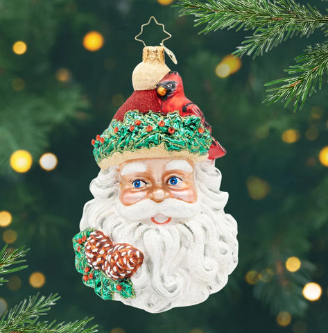 WOODLAND WISHES SANTA-Christopher Radko