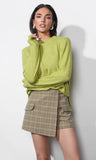 Lucia Rib Pullover Sweater Top- GREYLIN