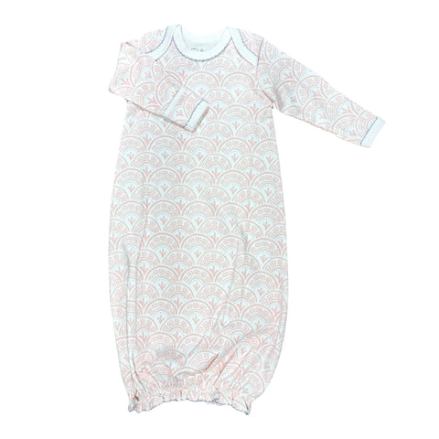 Heyward House- Pink Scalloped Gown