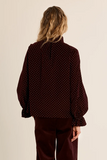 Cotton blouse with collar- MOLLY BRACKEN