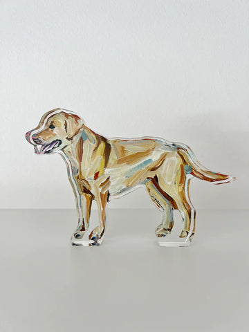 Yellow Lab (Acrylic Cut Out)- CHELSEA MCSHAN