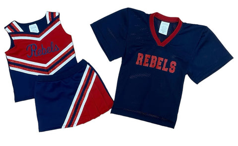 Let's Cheer- Ole Miss Cheerleader and Jersey