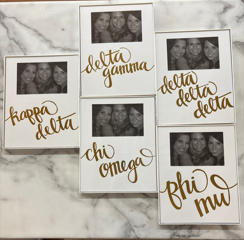 The Hanger- Your Sororities Picture Frame 