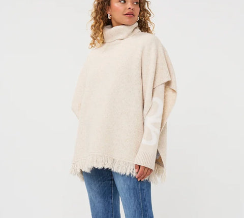 Esqualo Biscuit Poncho (O/S)
