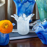 Onda Glass Cobalt Petite Vase ( COMES IN 2 COLORS)