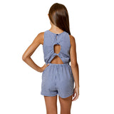 Navy Gingham Romper- Design History