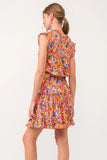 DEAR JOHN DENIM MELODIE TIERED RUFFLE DRESS SUMMER GARDEN