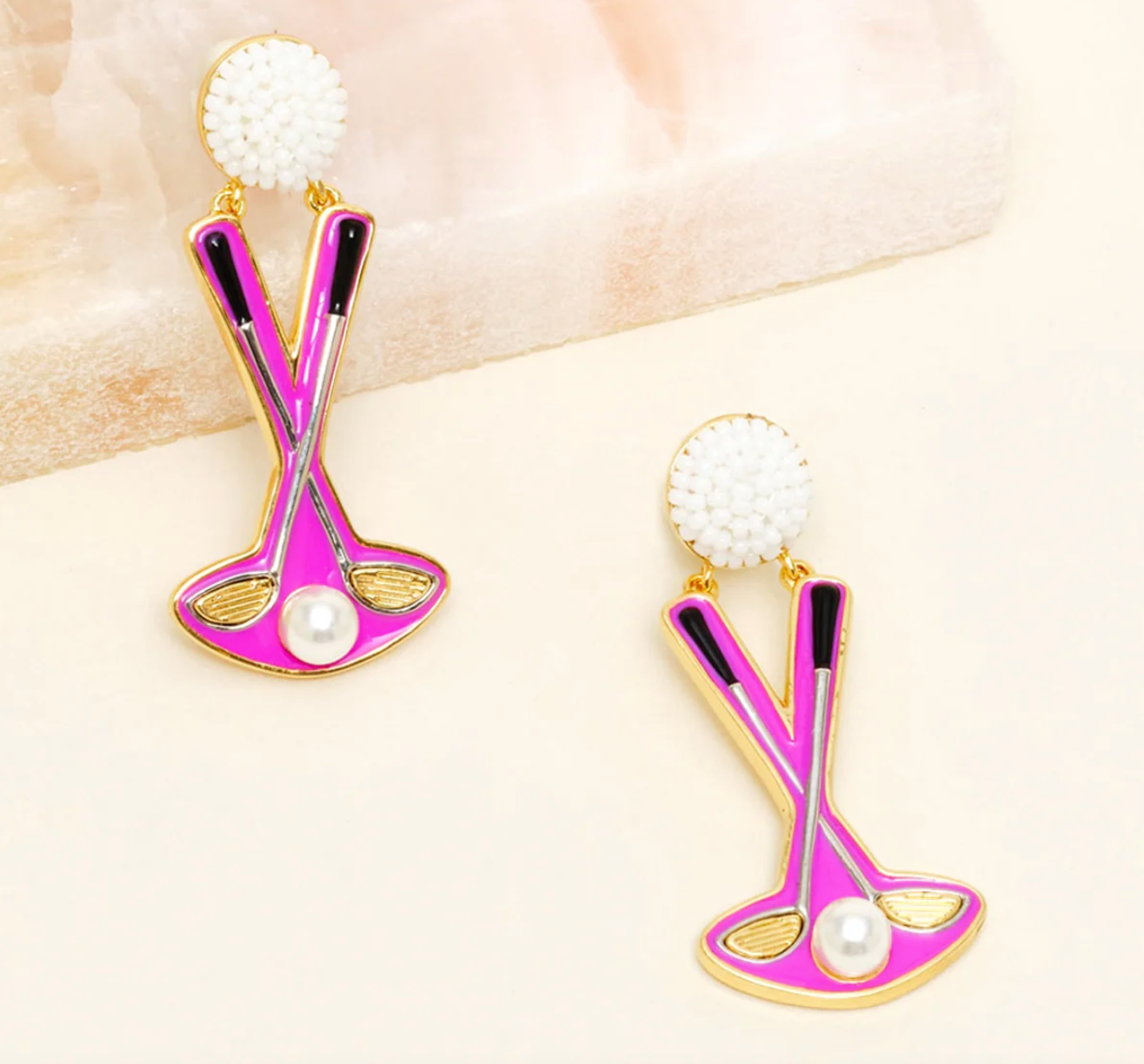 Mignonne Gavigan Golf PUTTING DROP EARRINGS MULTI