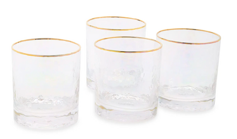 DOF ROUND GLASSES WITH GOLD TRIM